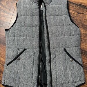 Herringbone Puffer Vest
